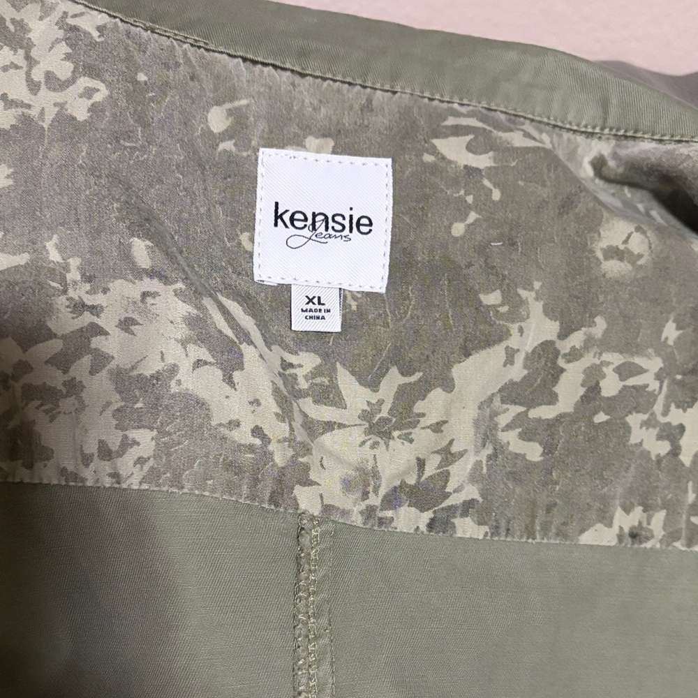 KENSIE JEANS Olive Green Military Jacket - Picture 6 of 8
